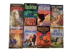 Piers Anthony Lot of 8 Novels vintage paperback books good preowned