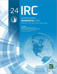 2024 IRC International Residential Code Manual