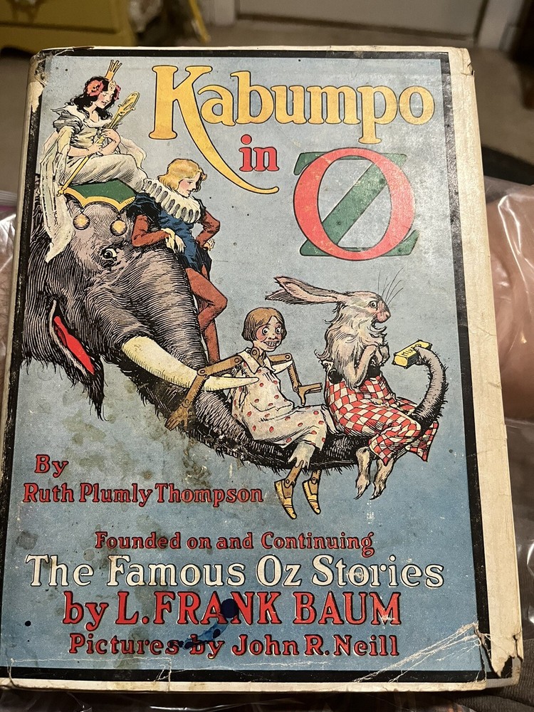 Kabumpo in Oz Frank Baum 40’s Ruth Plumly Thompson Reilly & Lee RARE DUST JACKET