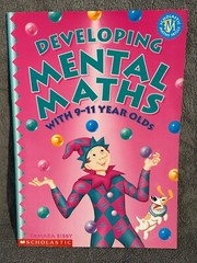 School book KS2 workbook Developing Mental Maths with 9-11 Year Olds. 64 pages.