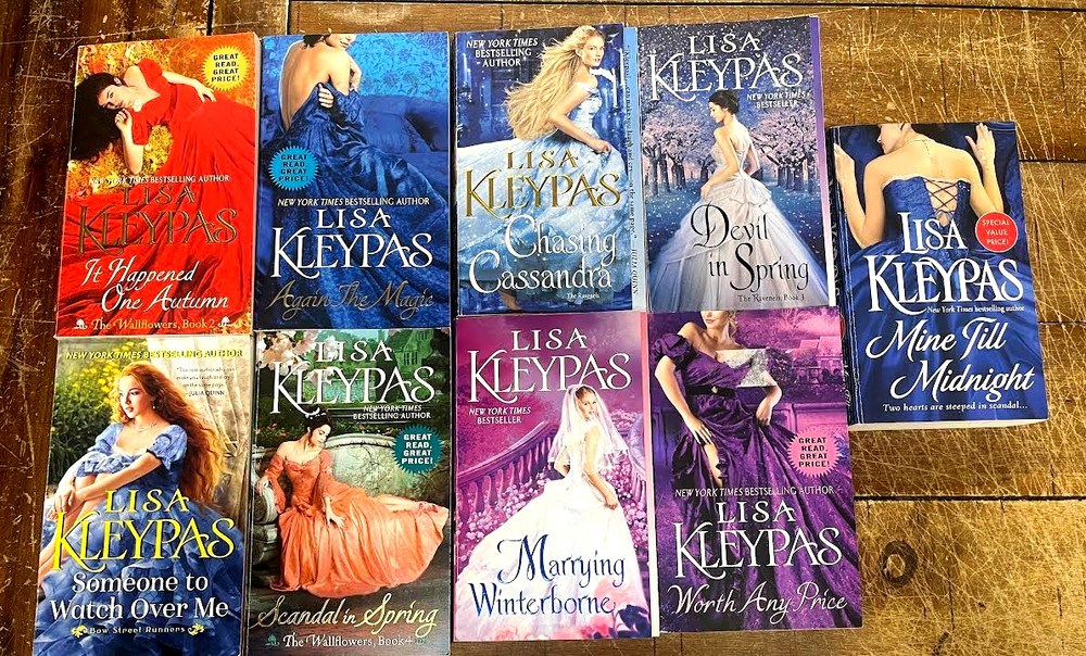 Historical Romance – Lisa Kleypas Book Lot of 9 (MMPB)