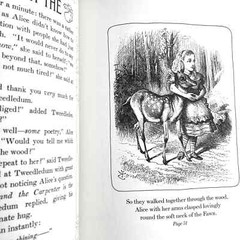 Through the Looking-Glass and What Alice Found There Hard Cover Book 186 pages