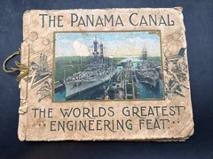 The Panama Canal World’s Greatest Engineering Feat Book w/24 Plates Naval ships