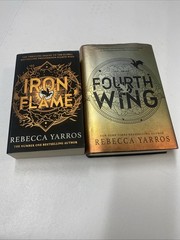 Fourth Wing (Hardcover ) and Iron Flame (paperback) Book Lot – Rebecca Yarros