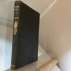 1907 SHIRLEY–Vintage green leather 642 pages–Thos. Nelson/Sons GC