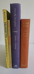 Vintage Books Lot of 4 for Staging Props Home Decor Orange Yellow Purple Beige