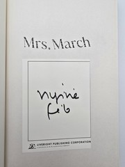 SIGNED~Mrs March by Virginia Feito, 1st AM Edition, 1st Printing, HC DJ