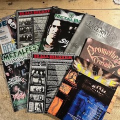 Metal Magazine Lot x 8 – 90s 2000s Slayer Behemoth Nile Nevermore Fanzine