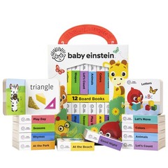 Baby Einstein – My First Library Board Book Block 12-Book Set – First Words, …
