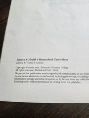 Abeka Homeschool Grade 4 Science/Health Lesson Plan, Student Text & Answer Keys