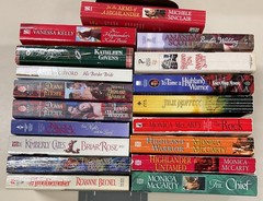 Highland Romance PB Lot of 18 Becnel Fletcher Kelly McCarty Scott Sinclair