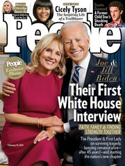 PEOPLE MARCH 15, 2021 / JOE & JILL BIDEN / THEIR FIRST WHITE HOUSE INTERVIEW.