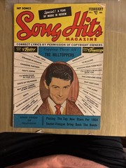 Song Hits Magazine February 1954 Eddie Fisher Eartha Kitt Bing Crosby Joni James