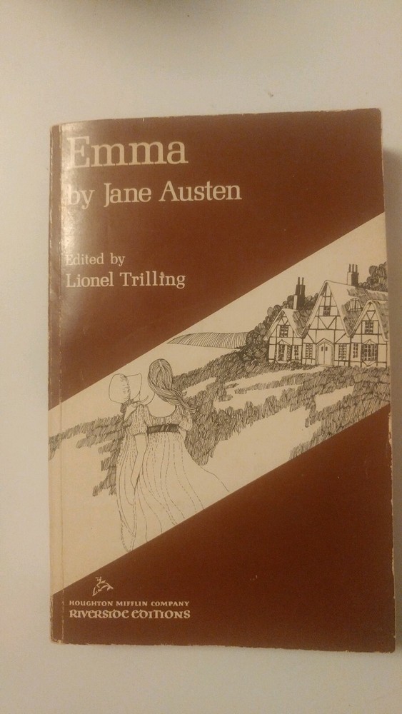 Jane Austen EMMA Riverside Editions 1957 Paperback Vintage 380 Pages