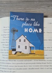 Wizard of Oz Cardstock Laminated Bookmark – There is No Place Like Home