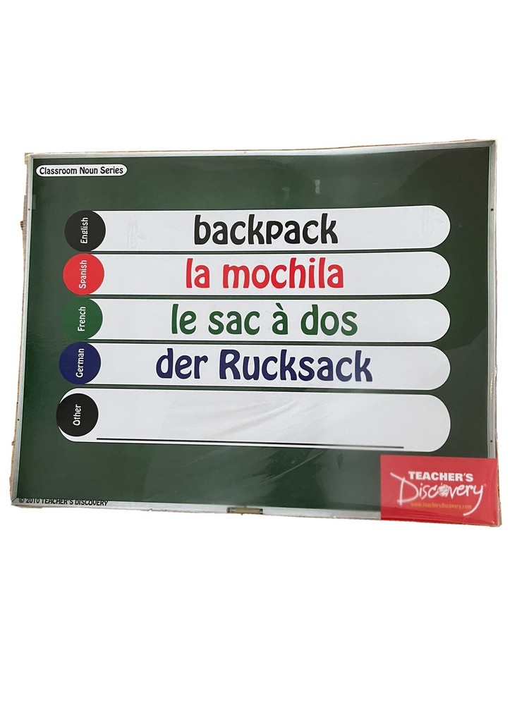 Bingo Flashcards In Spanish,French, &German
