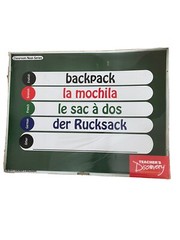 Bingo Flashcards In Spanish,French, &German