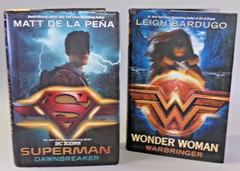 DC Icons Superman Dawnbreaker Poster Wonder Woman Warbringer Hardcover Lot