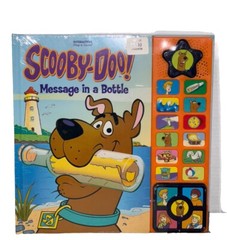 Scooby-Doo! MESSAGE IN A BOTTLE Interactive Play-A-Sound Book 2004 – New sealed!