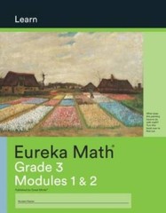Eureka Math, Learn, Grade 3 Modules 1 & 2, c. 2015 9781640540606, 164 – GOOD