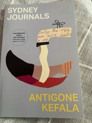 Uncorrected Proof Sydney Journals By Antigone Kefala 2026 Release