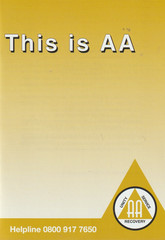 This is AA, Great Britain Alcoholics Anonymous booklet, new