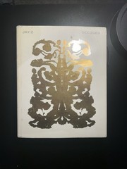 Decoded – Jay-Z – 2010 Hardcover – Good Condition Some Wear – Jay Z Book Hip Hop