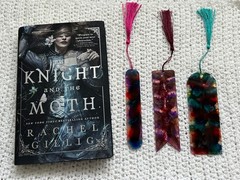 3 Piece Bookmark Set Handmade with Resin And Tassels Multicolor Unique Design