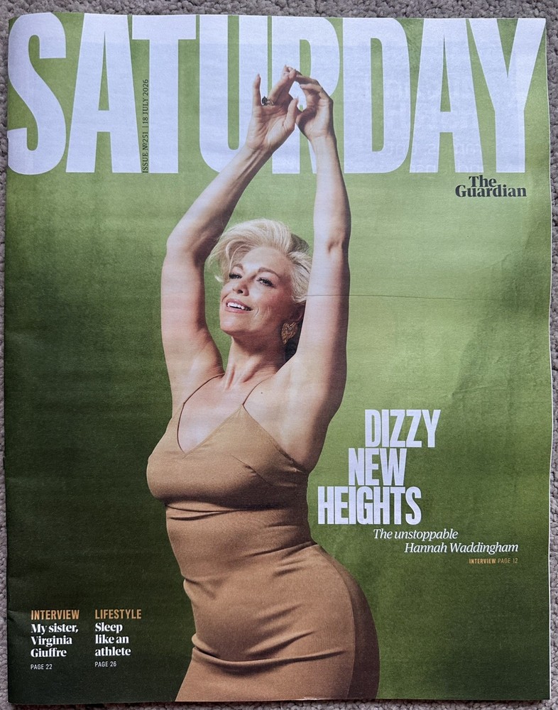 The Guardian Saturday Magazine 18th July 2026 18/7/26 Hannah Waddingham