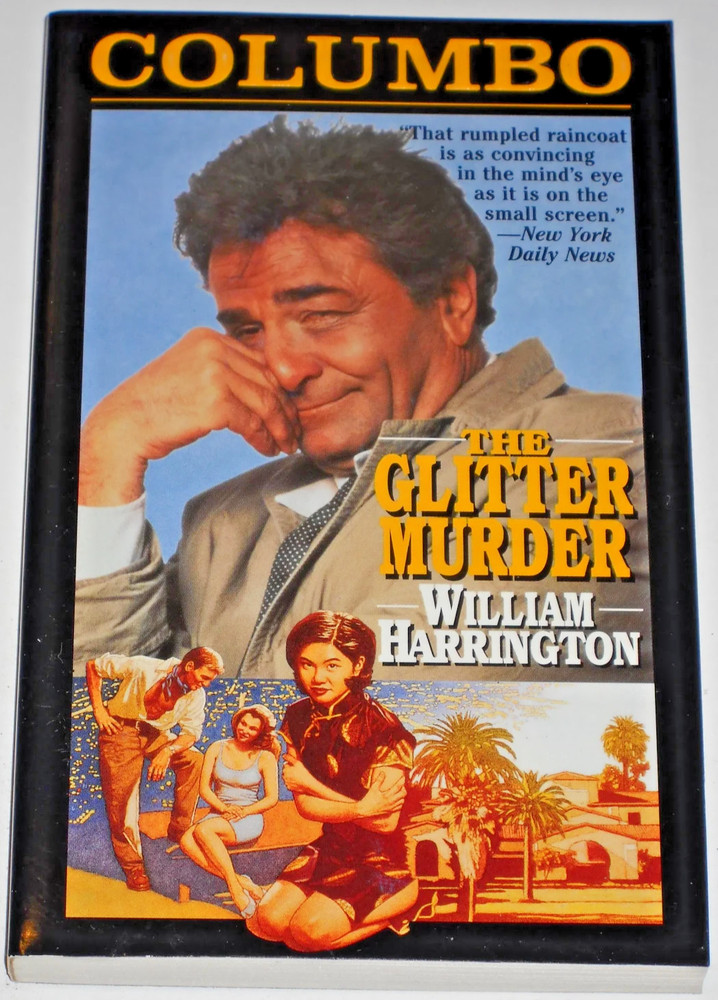 1997 NEVER READ! COLUMBO Glitter Murder PETER FALK Vintage TV tie-in pb book NM