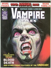 VAMPIRE TALES ANNUAL #1 MAGAZINE BOB LAYTON MORBIUS COVER 1975 CURTIS MARVEL