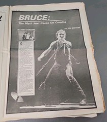 NME New Musical Express October 14th 1978 Bruce Springsteen Cover