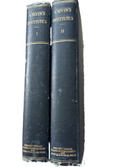 Institutes of the Christian Religion John Calvin 2 Vol Set HB – John Allen 1921