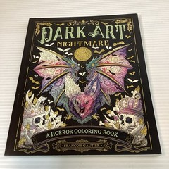 Dark Art Nightmare: A Horror Coloring Book (DARK ART COLORING) Black