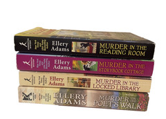 Ellery Adams lot 4 paperback books
