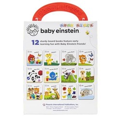 Baby Einstein – My First Library Board Book Block 12-Book Set – First Words, …