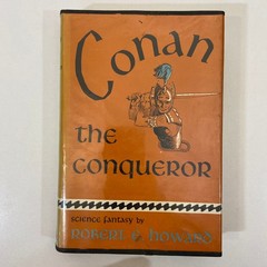Conan The Conqueror Robert E Howard 1950 Gnome Press HCDJ Science Fantasy VTG