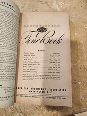 Northeastern AAA Tourbook 1941 edition. 656 pages
