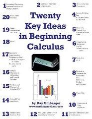 TWENTY KEY IDEAS IN BEGINNING CALCULUS (COLOR) By Dan Umbarger & John Morris VG+