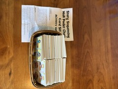 Story Sequencing Wall Pocket Chart Card Set organized in Longaberger basket