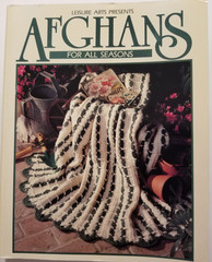 Afghans For All Seasons Book Leisure Arts 143 Pages 52 Afghans Patterns VIntage