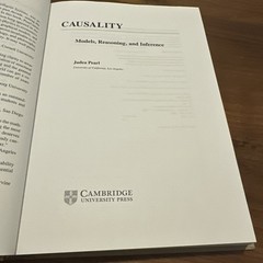 Causality Models, Reasoning, And Inference Judea Pearl 2000 Book