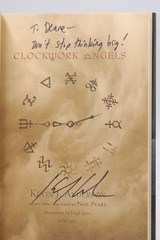 Signed First Edition Anderson, Kevin J. – Clockwork Angels: The Novel ECW Press