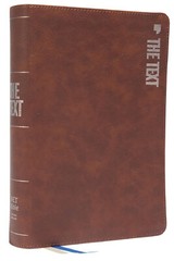 The Text Bible, Leathersoft, Brown Uncover the Message BRAND NEW in Shrink Wrap!