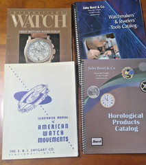 Lot of Watch Repair Manual, Catalogs and International Wristwatch Magazine