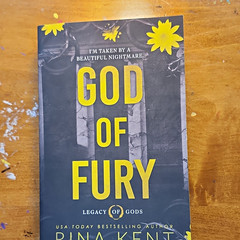 Rina Kent God of Fury (Legacy of Gods) Paperback Romance Novel