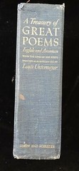 A Treasury Of Great Poems English And American By Louis Untermeyer