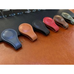 2/12Pcs Magnetic Bookmarks, Classic Stitched Leather Bookmark
