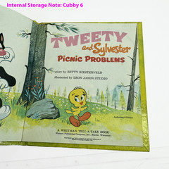 Tweety and Sylvester Picnic Problems Whitman Tell-A-Tale Children’s Looney Tunes