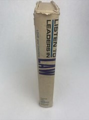 1963 Book-Listen to Leaders in Law Edition by Albert Love & James Saxon Childers